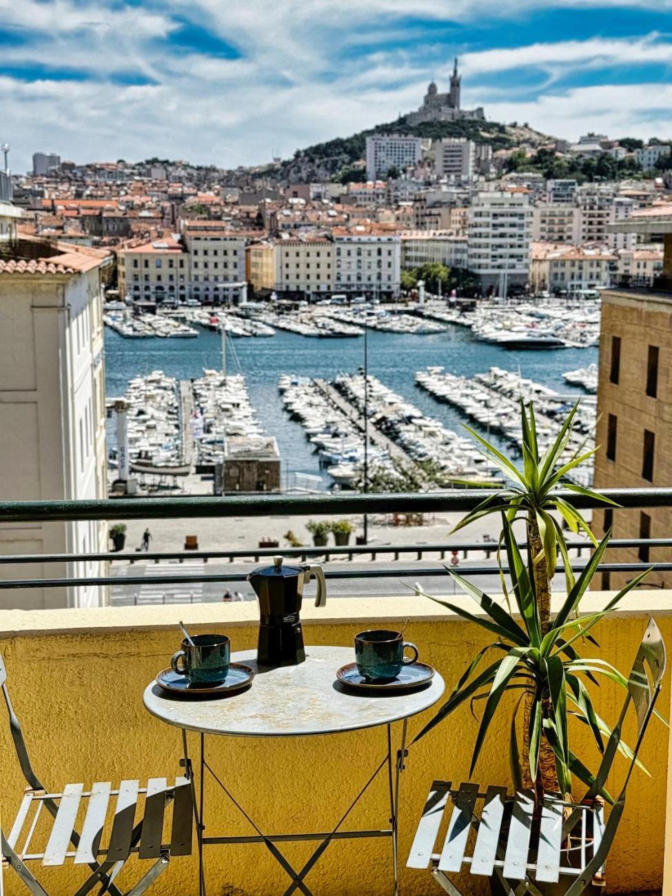 Vue Incroyable & Confort Au Vieux Port 4 Personnes Marseille Luaran gambar
