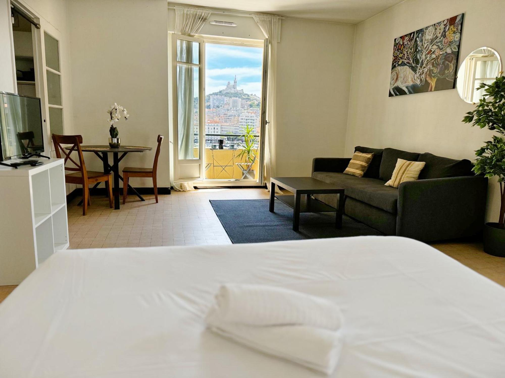 Vue Incroyable & Confort Au Vieux Port 4 Personnes Marseille Luaran gambar